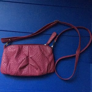 Pink crossbody bag